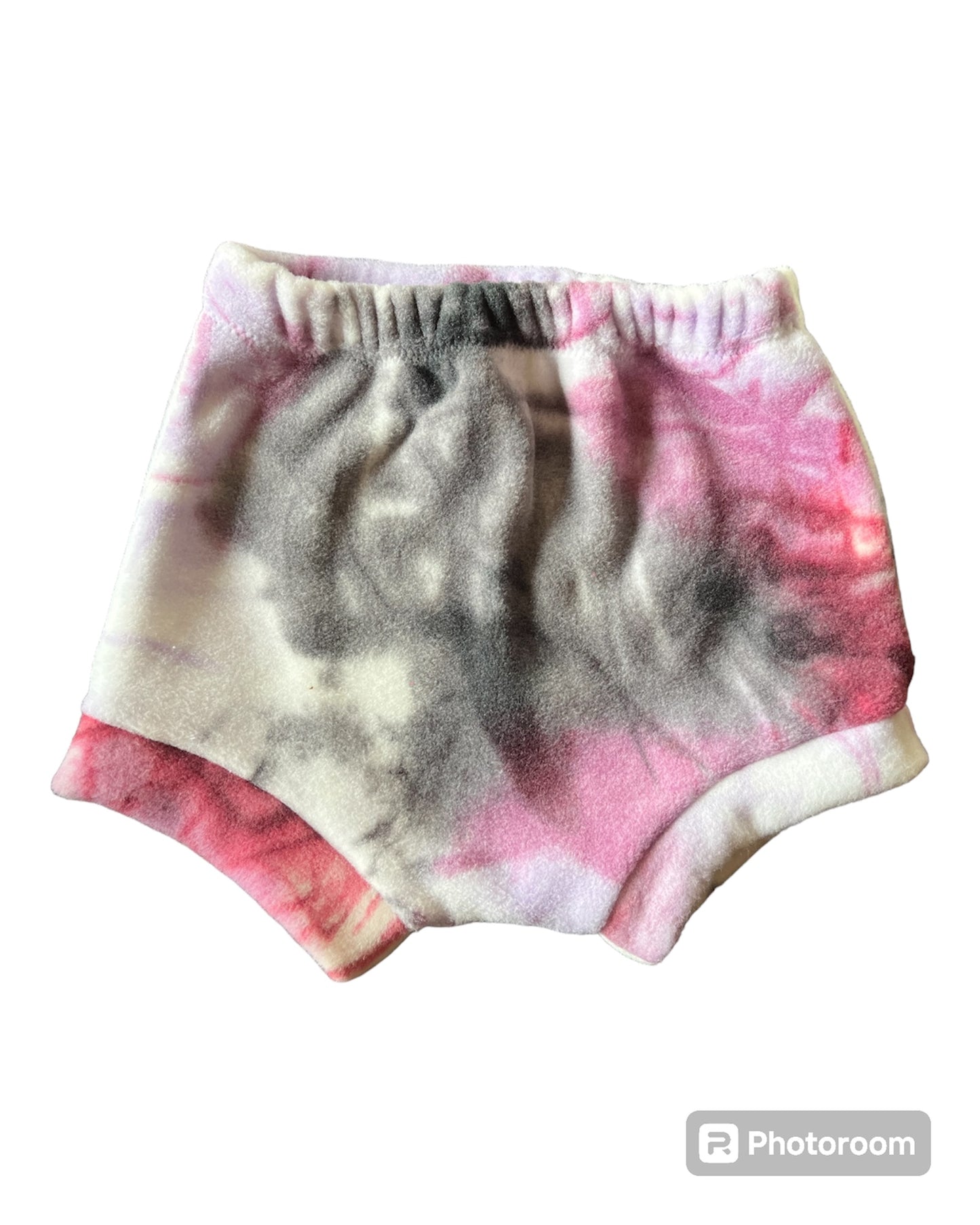 Purple Pink Smoke 3/4 Elastic Waist Fleece Bummies : Diaper Cover