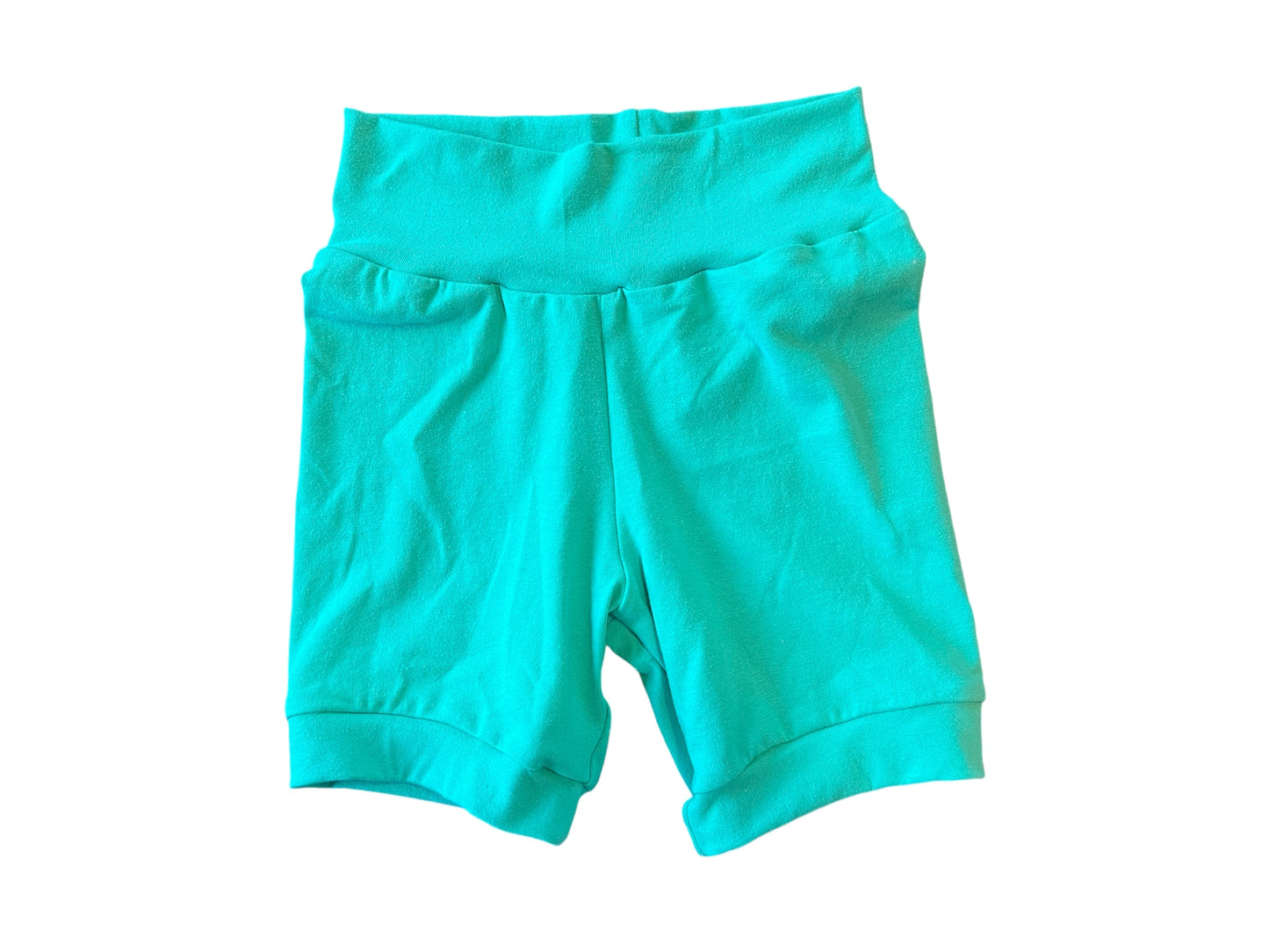 Solid Mint Green 3-6yr Shortie shorts (longer length)