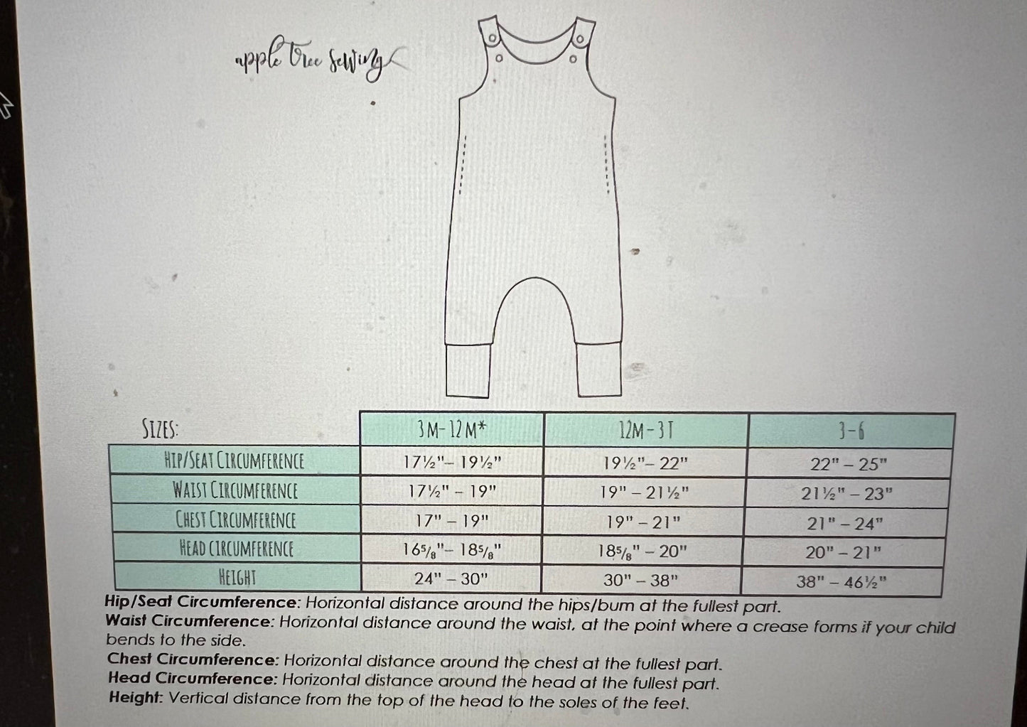Passover foods 12m-3t On the Grow grow with me romper