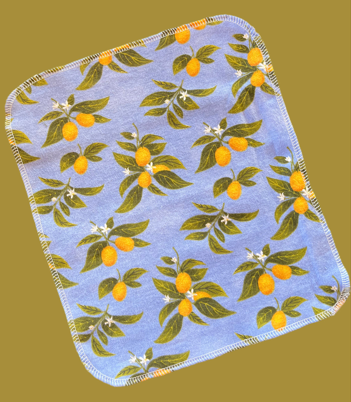 Kumquats Fruit 1ply flannel reuseable paper towels