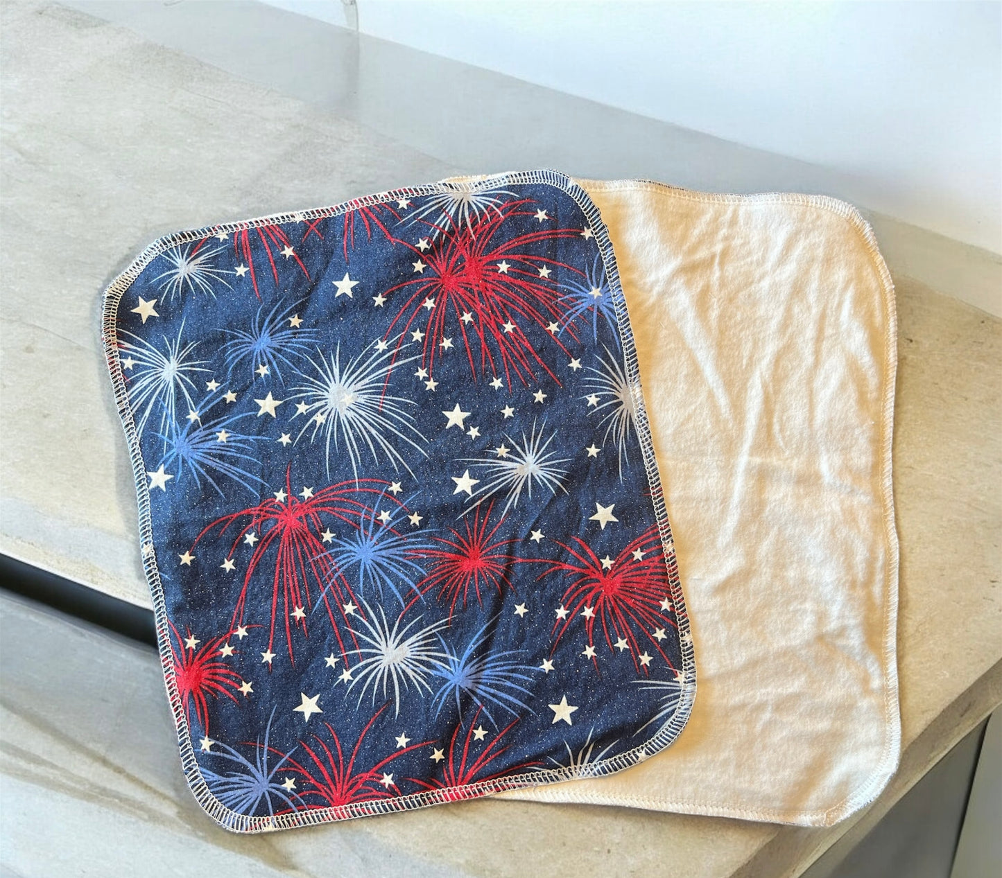 Fireworks 2ply cotton / flannel reusable paper towels