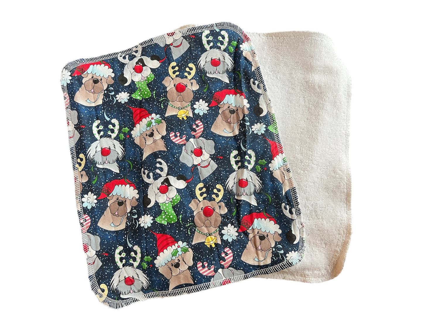 Holiday Dogs 2ply Cotton / Terry towels