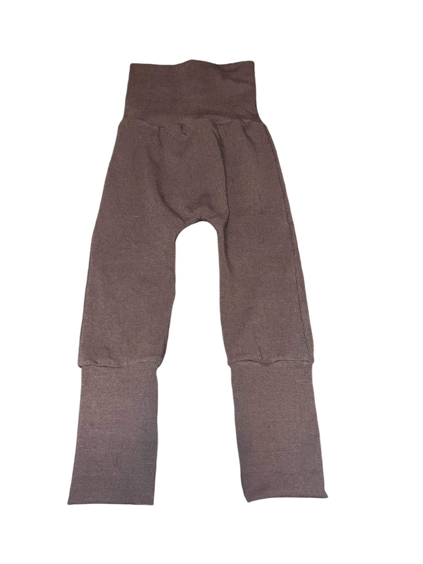Solid Chocolate Brown 12m-3t Maxaloones grow with me pants