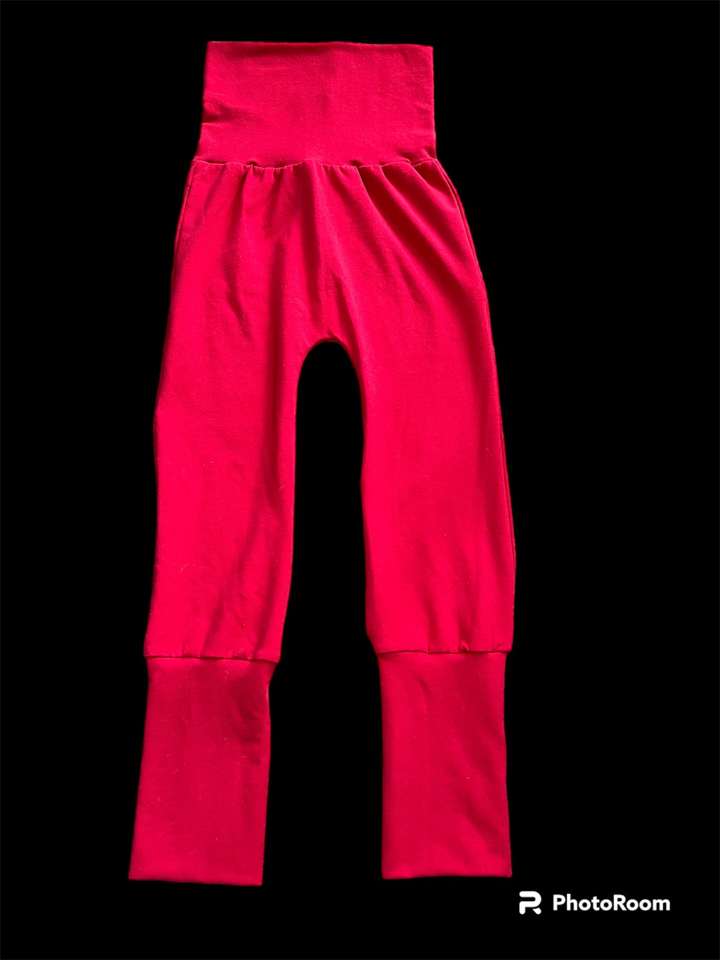 Red Solid 3-6yr monsterloones grow with me pants