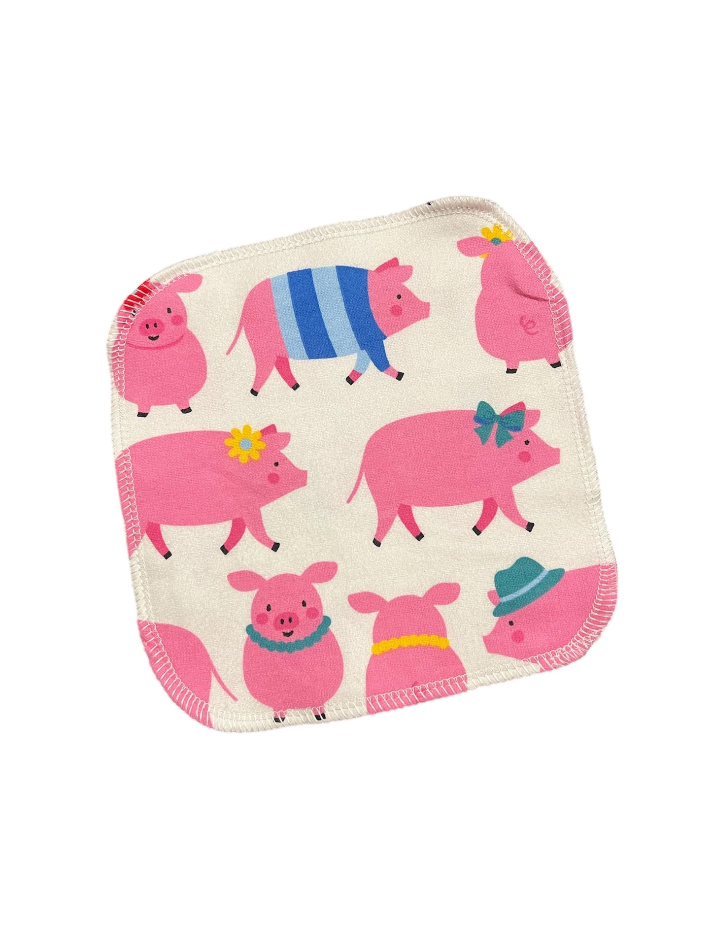 Fancy pigs 2ply flannel cloth wipes