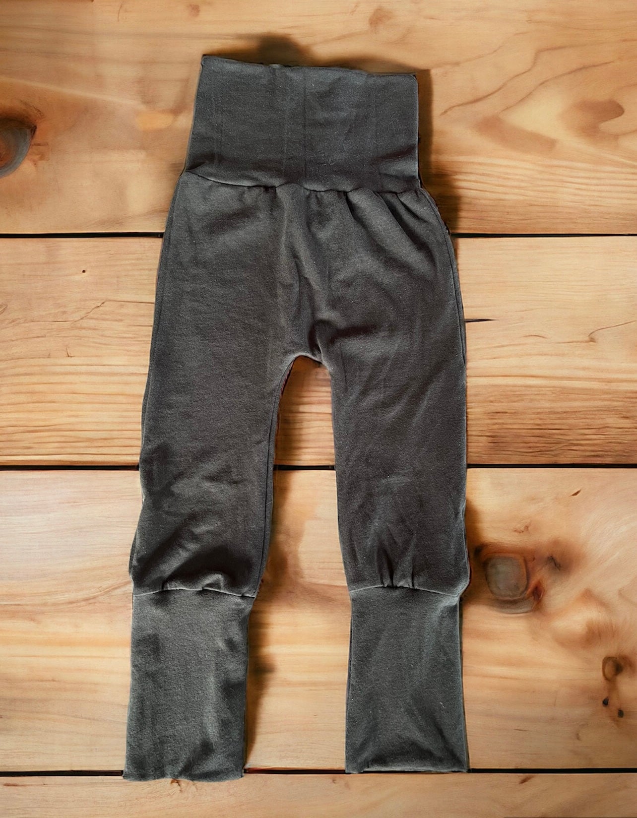 Solid Olive Green 6m-3t Maxaloones grow with me pants