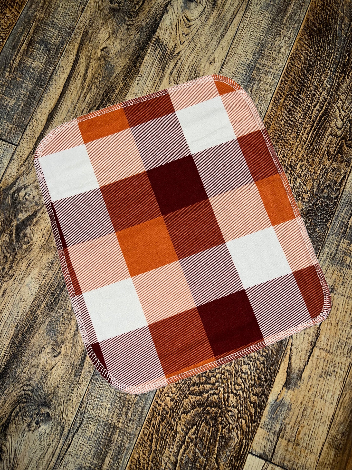 Fall Buffalo Check 2ply flannel reusable paper towels napkins m