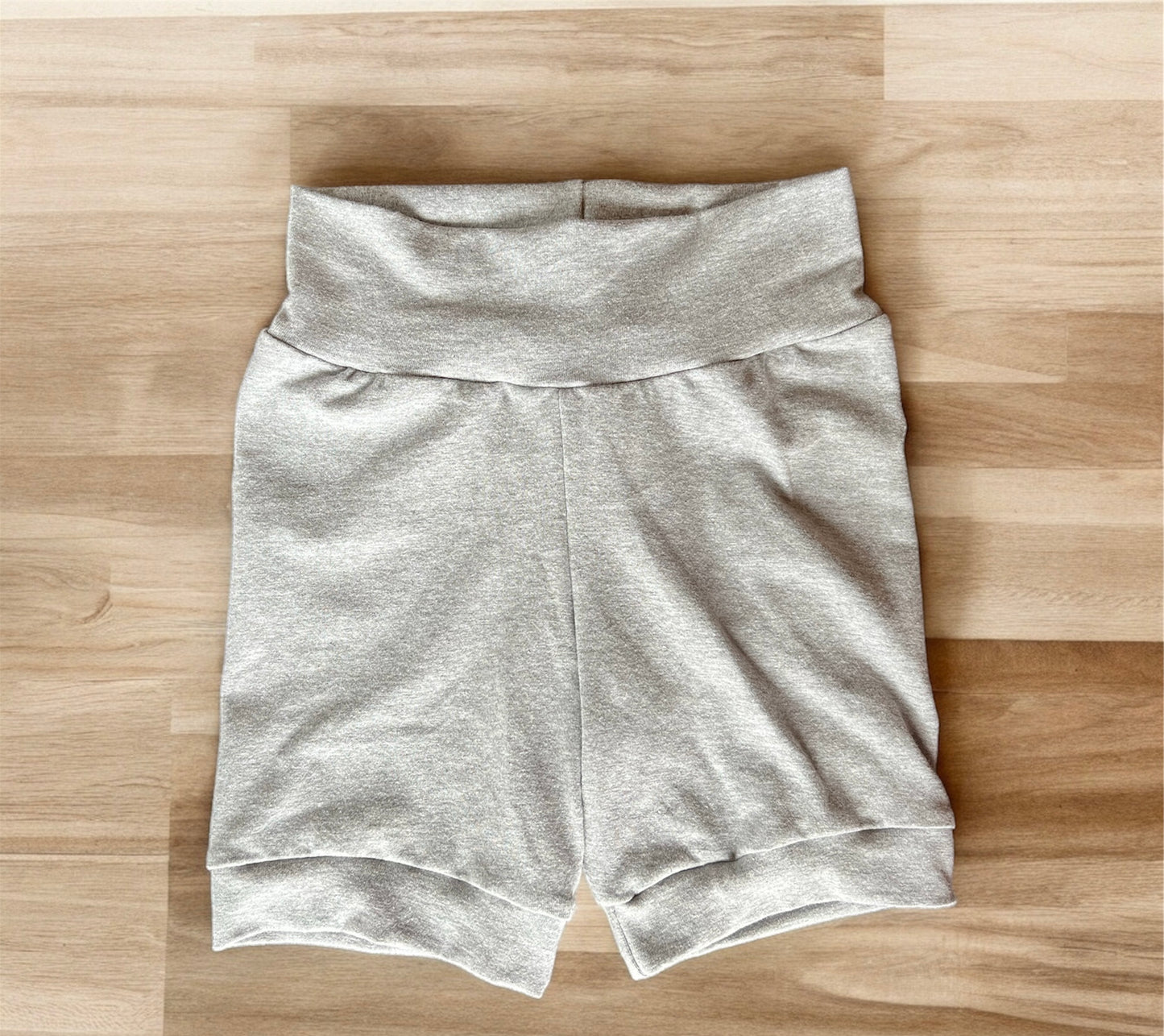 Solid Heather Grey 3-6yr Shortie shorts (longer length)