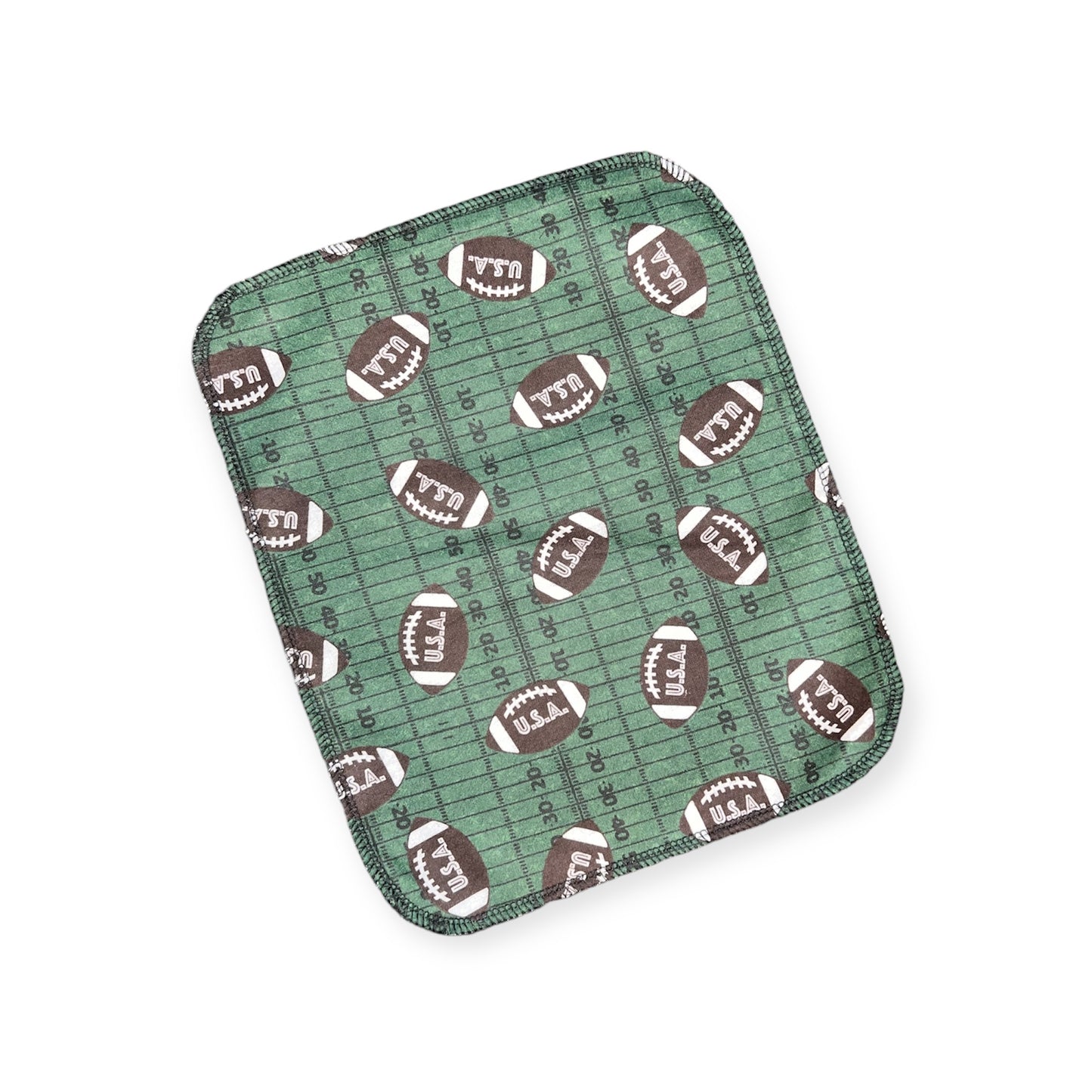 Footballs 1ply flannel reusable paper towels