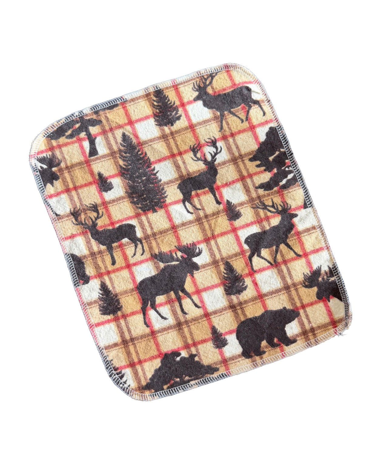 Wilderness Plaid 1ply flannel paperless towels