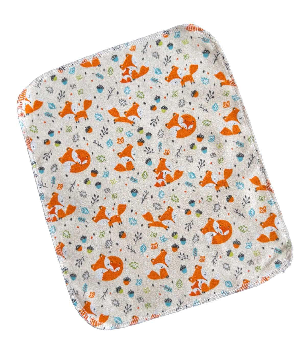 Fall Foxes 1ply flannel paperless towels