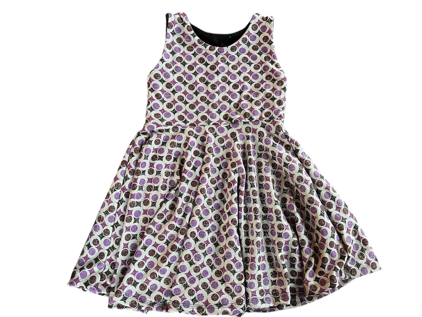3t Sparkle Moons sleevless full length twirl dress