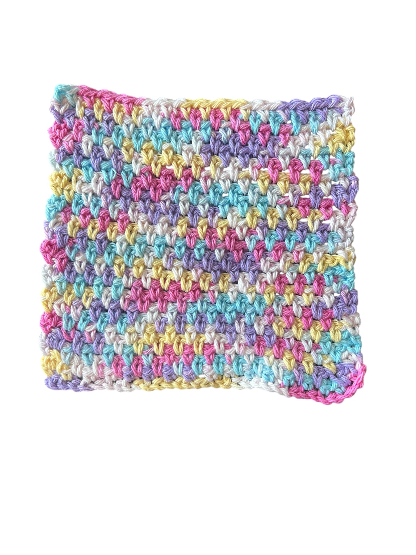 Lavender Spring Cotton Washcloth