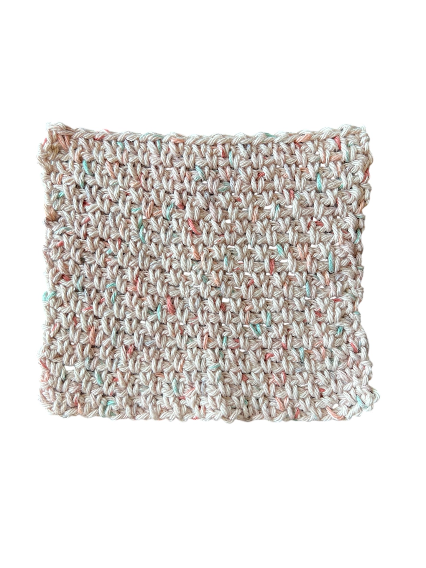 Large Wildflowers Cotton Washcloth