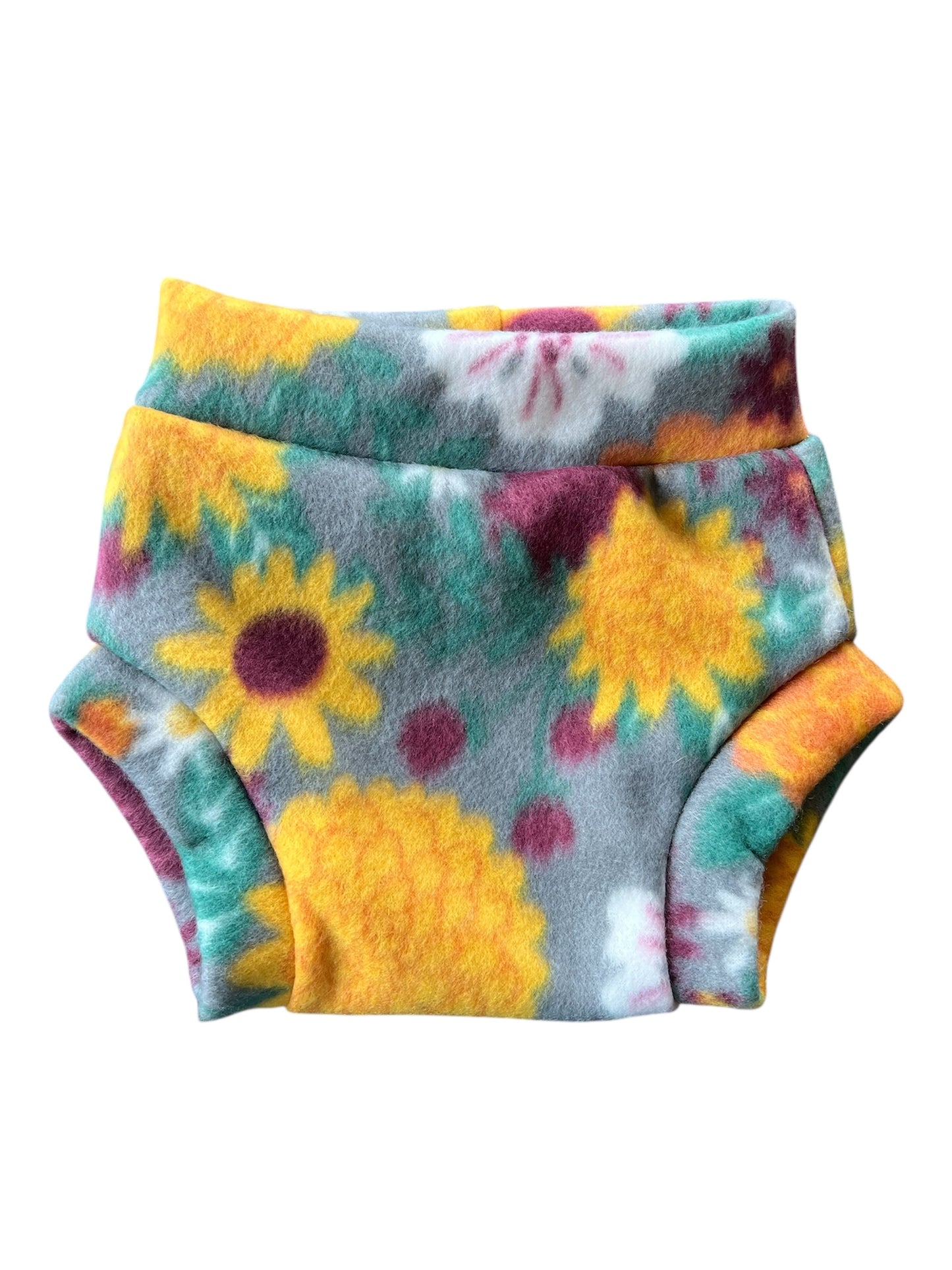 Floral Medium Fleece Diaper Cover