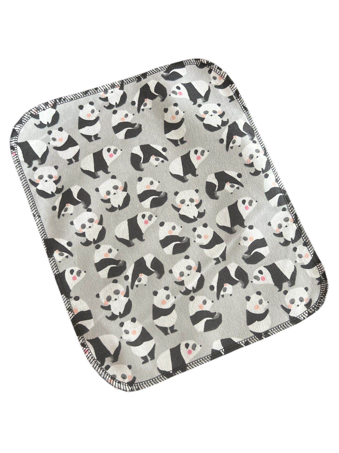 Playful Panda 1ply flannel reusable paper towels