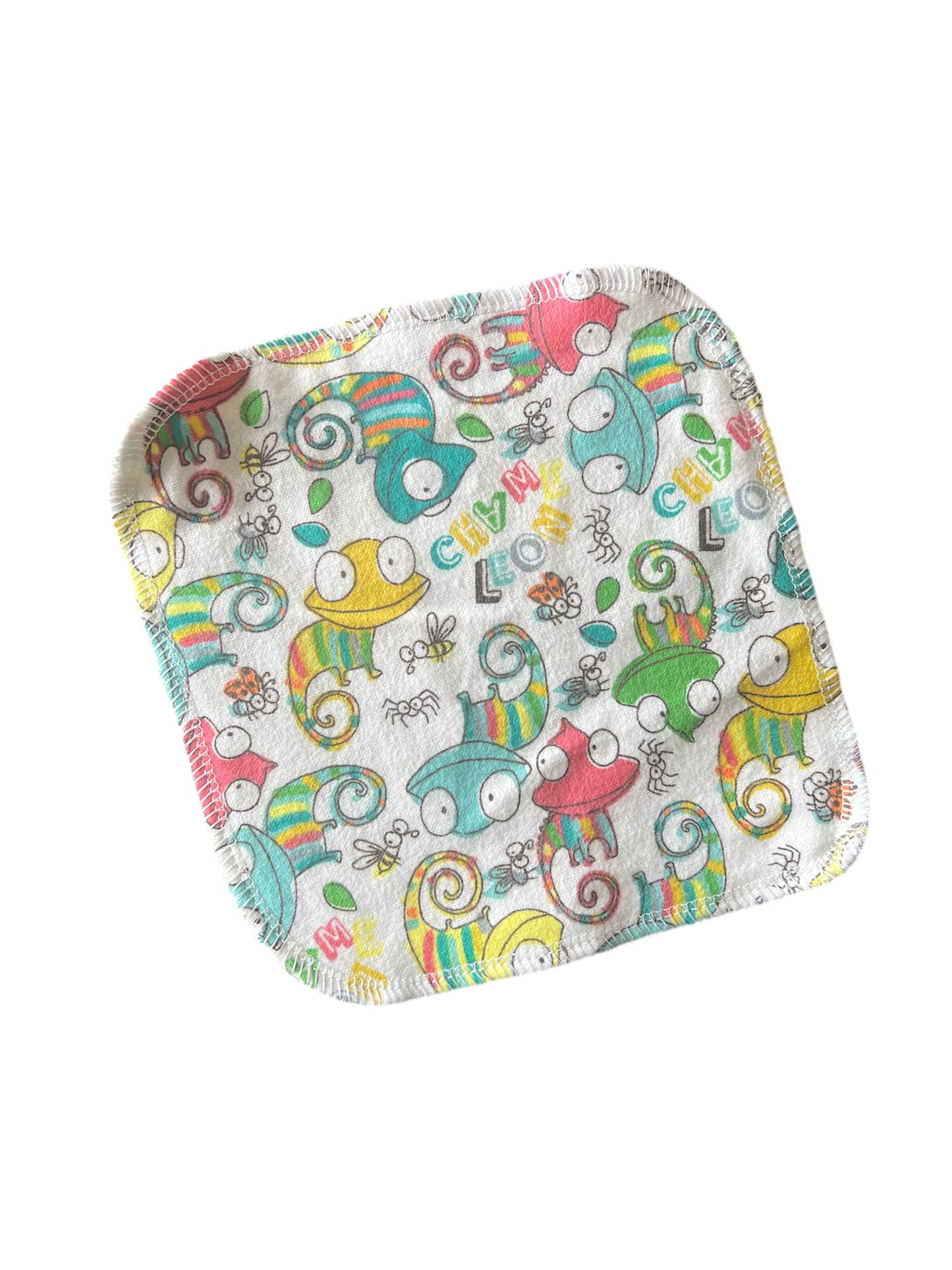 Chameleon 2ply flannel cloth wipes