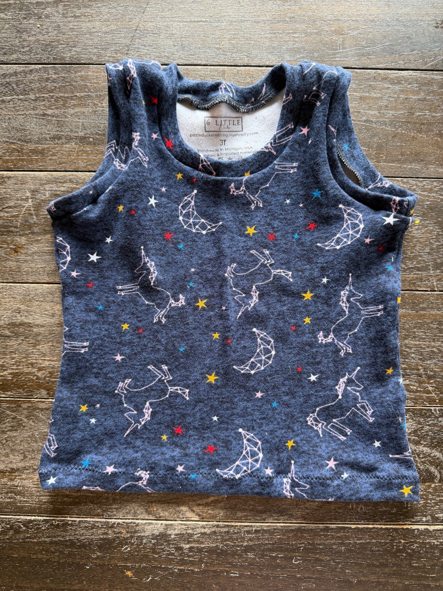 Unicorn Galaxy 3t Tanktop