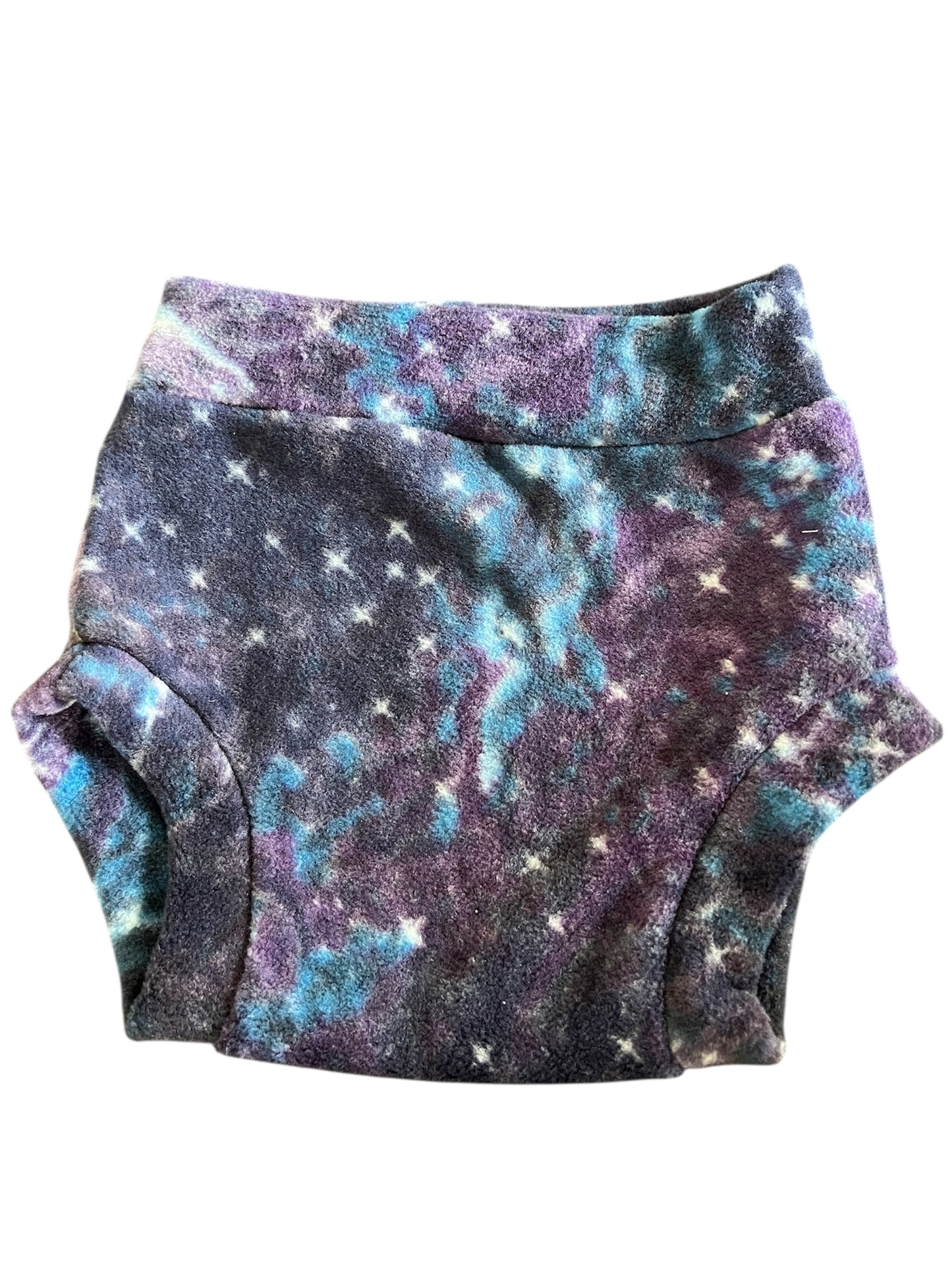 Purple Galaxy XL Fleece Diaper Cover