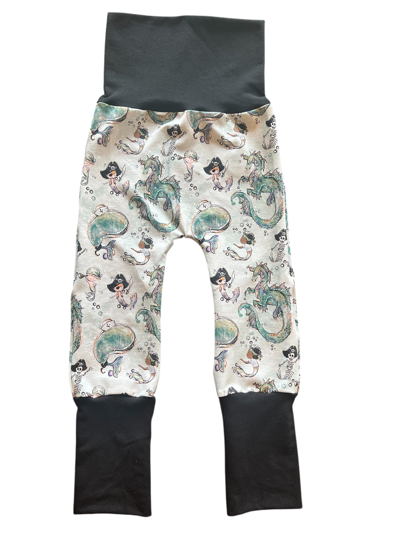 Merboy Pirates 6m-3t Maxaloones grow with me pants
