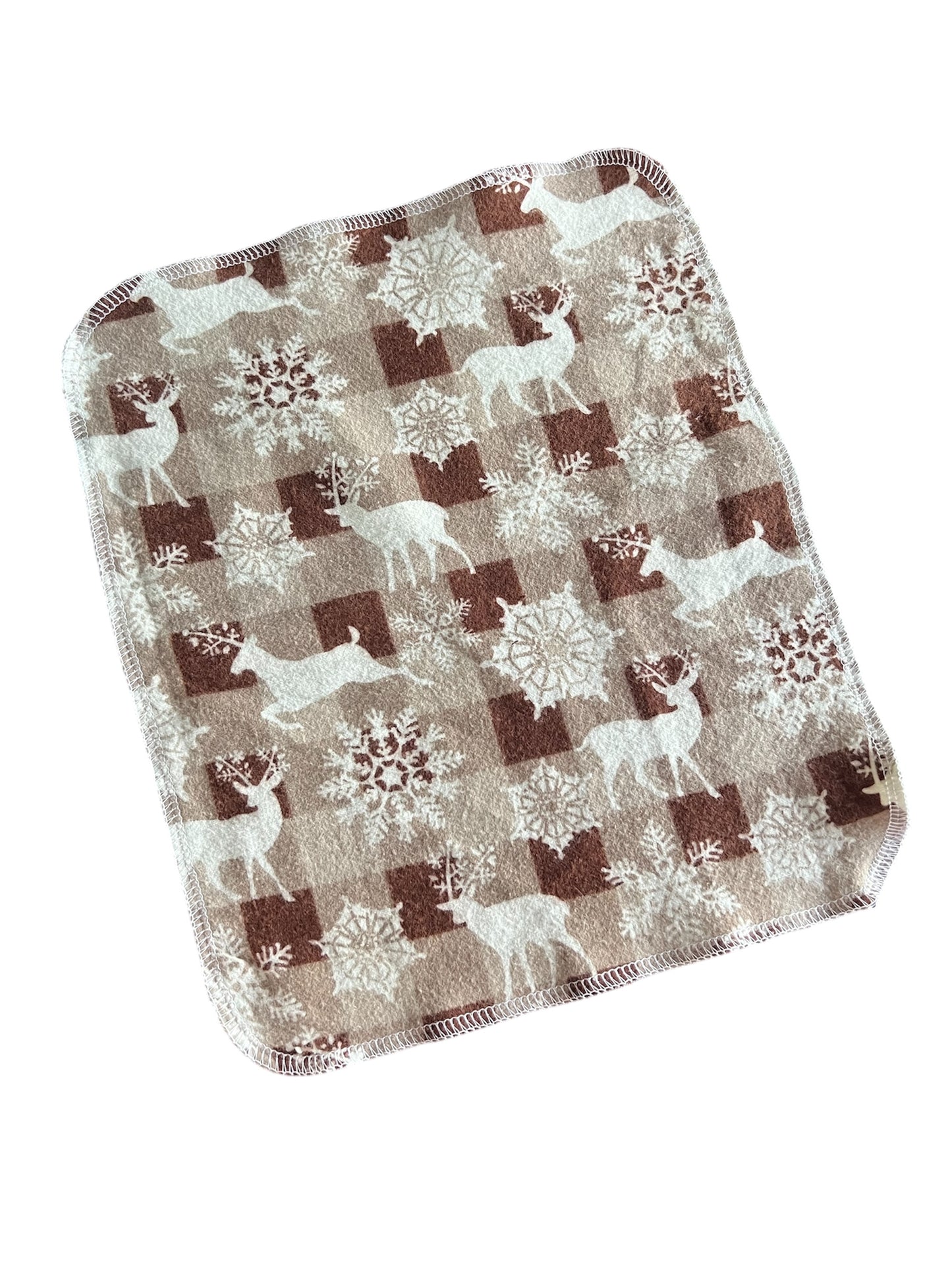 Discount Deer Plaid 1ply flannel reusable paper towel