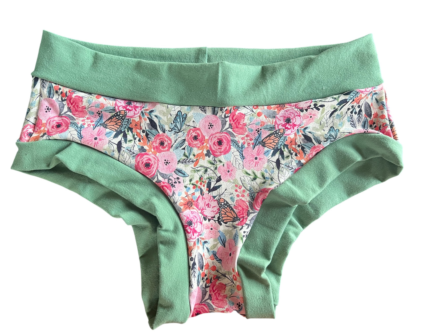 Floral Butterfly Med Women’s Bunzies Underwear Booty Cut