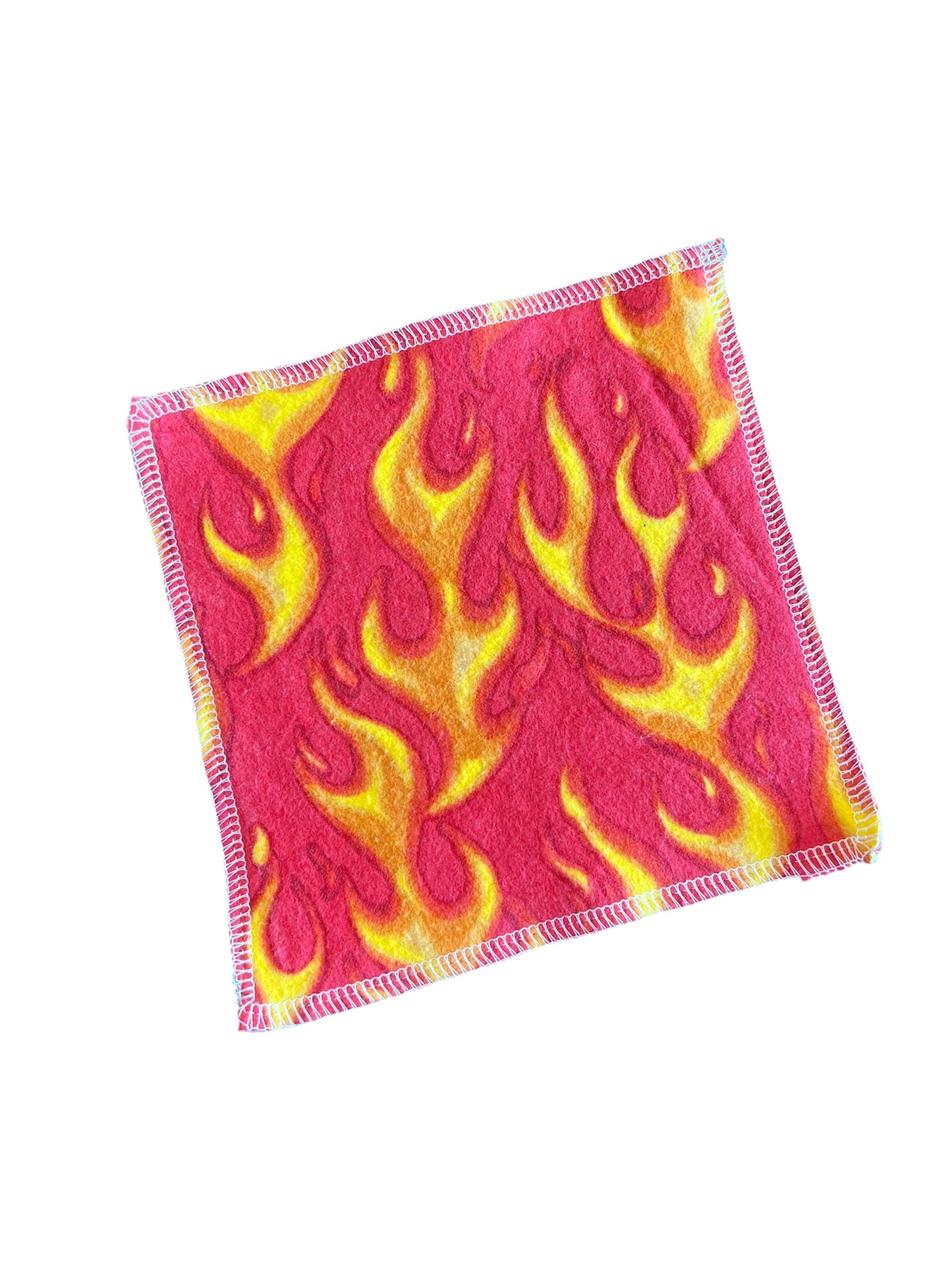 Flames 7x7 2ply flannel cloth wipes
