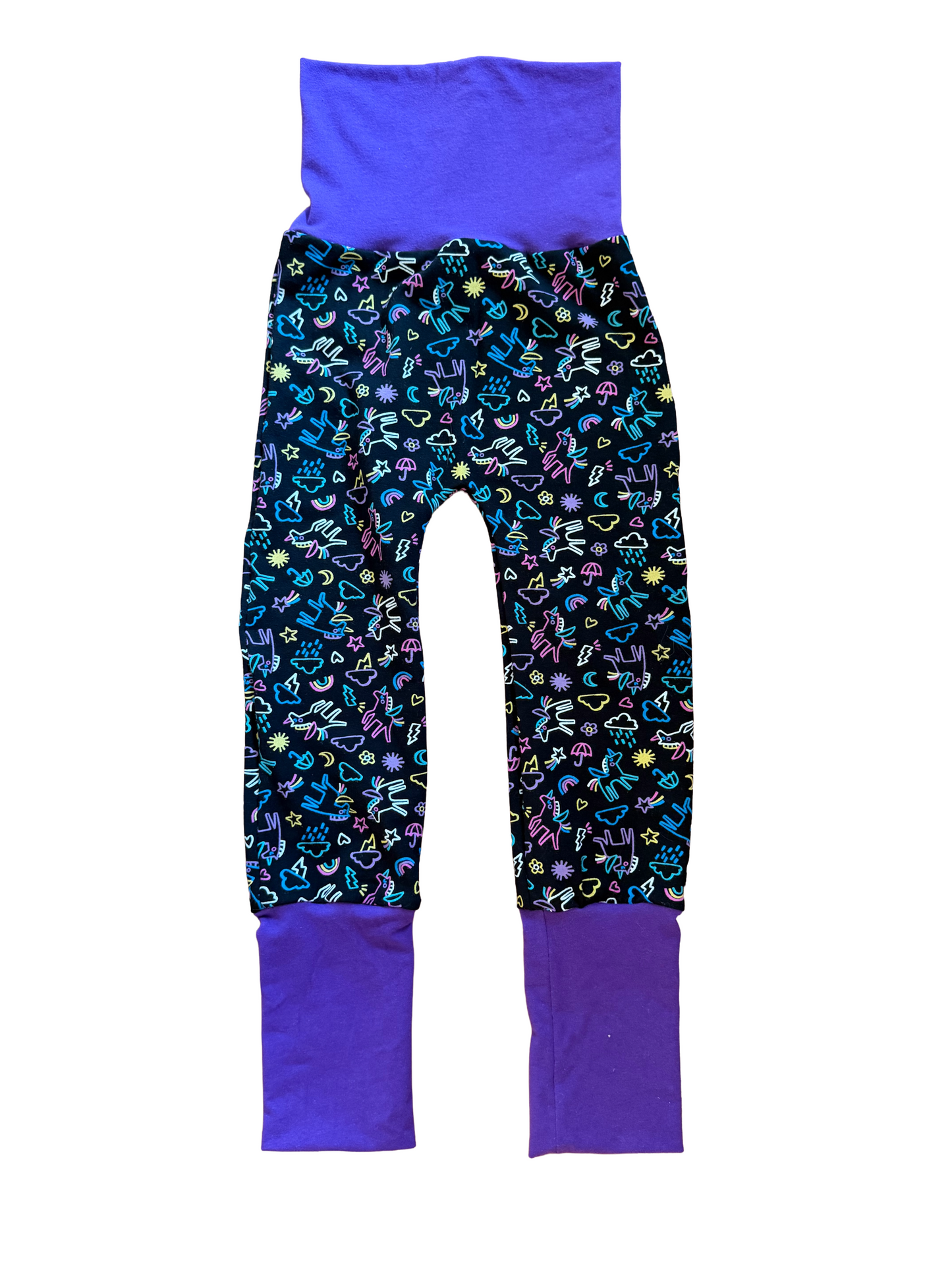 Rainbow Unicorn 2-6yr Monsterloones Maxaloones grow with me pants
