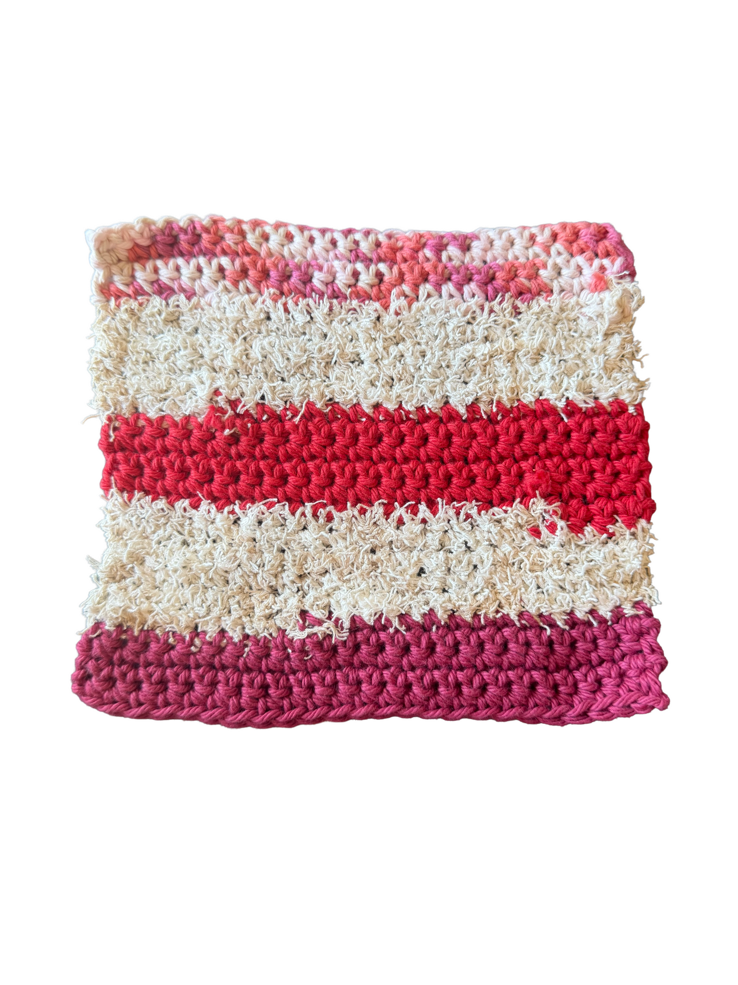 Nautical Colors cotton washcloth dishcloth scrubby blend