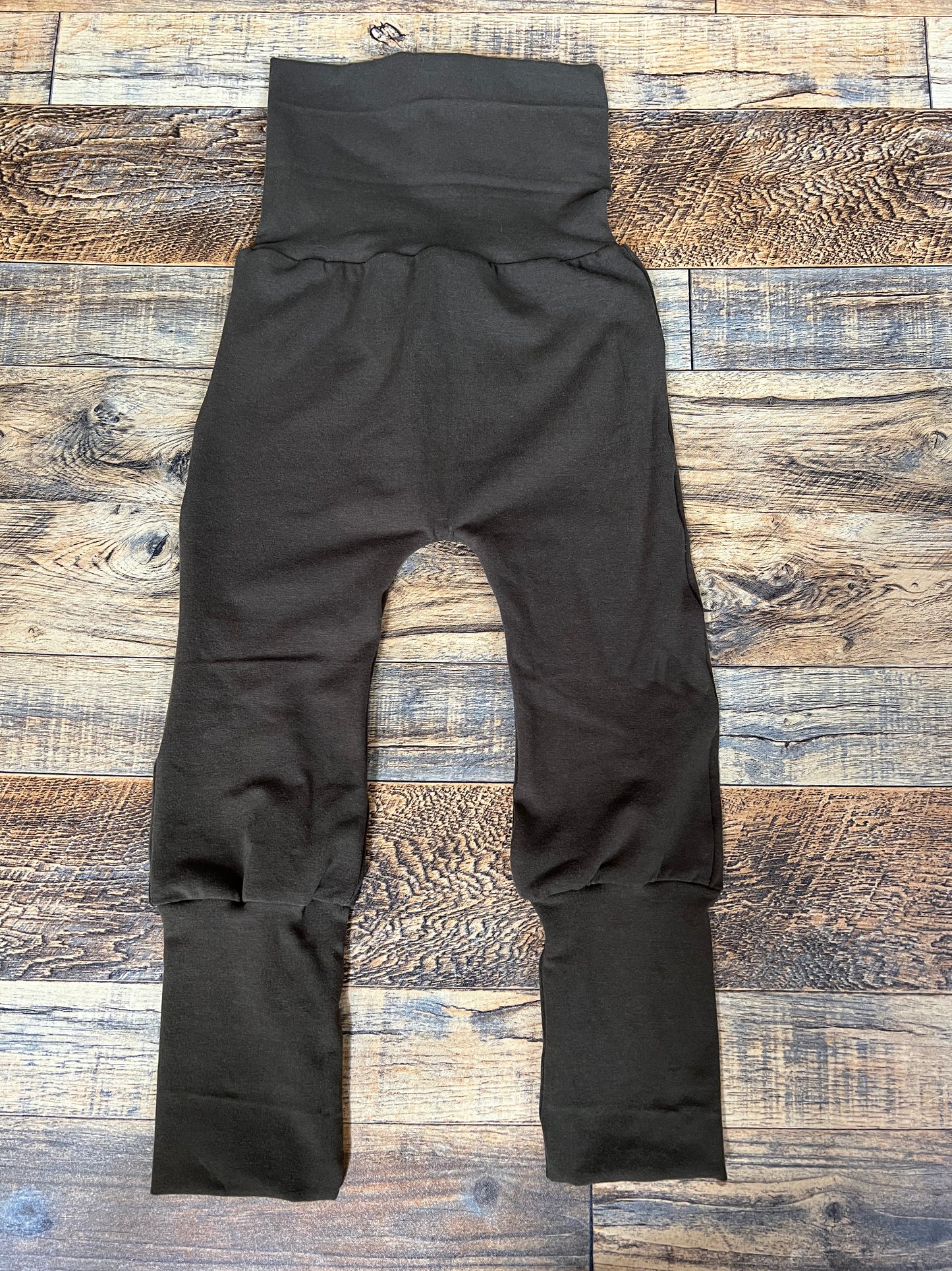 Solid Olive Green 6m-3t Maxaloones grow with me pants