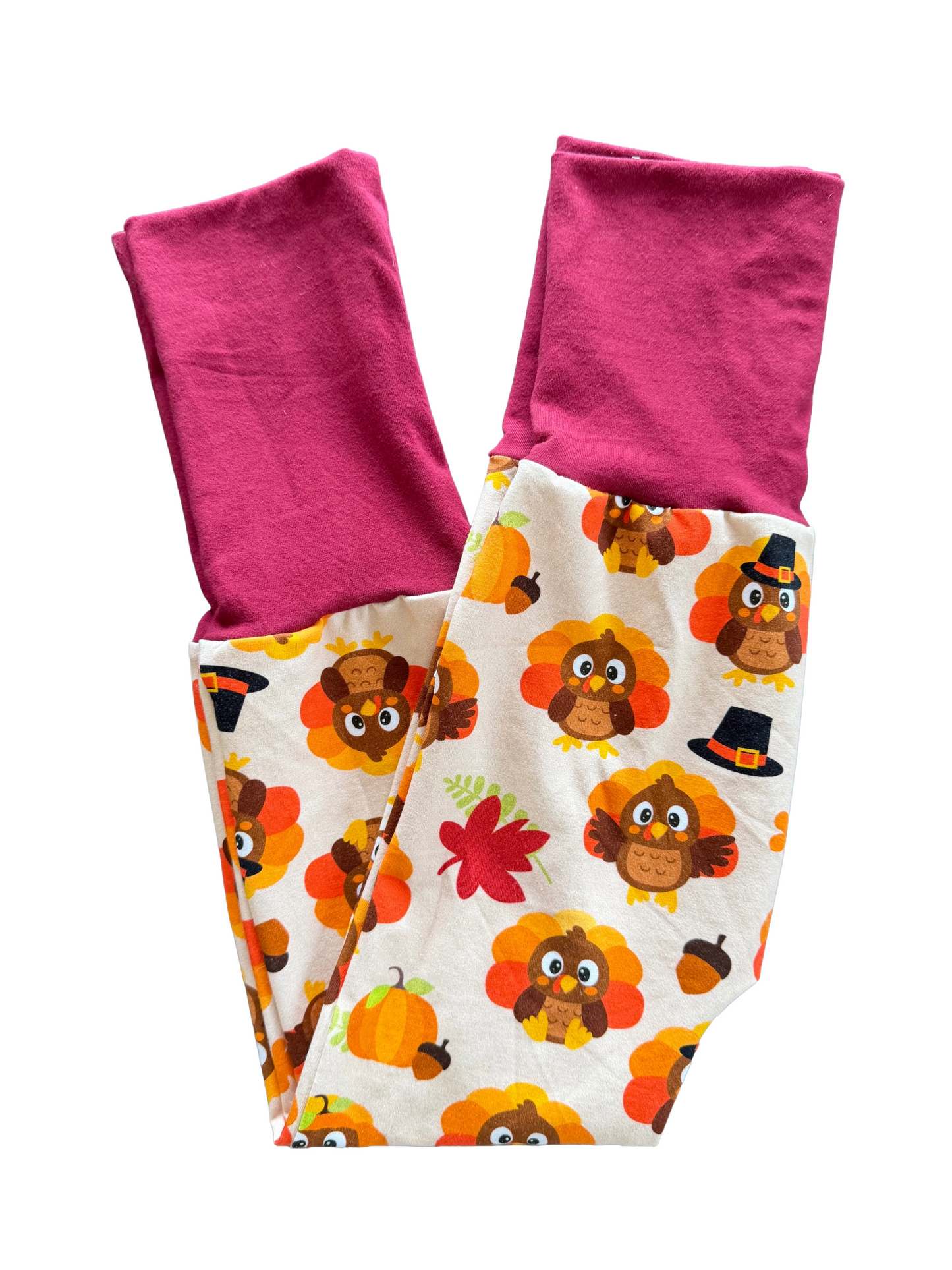 Thanksgiving Turkey 2-6yr Monsterloones Maxaloones grow with me pants