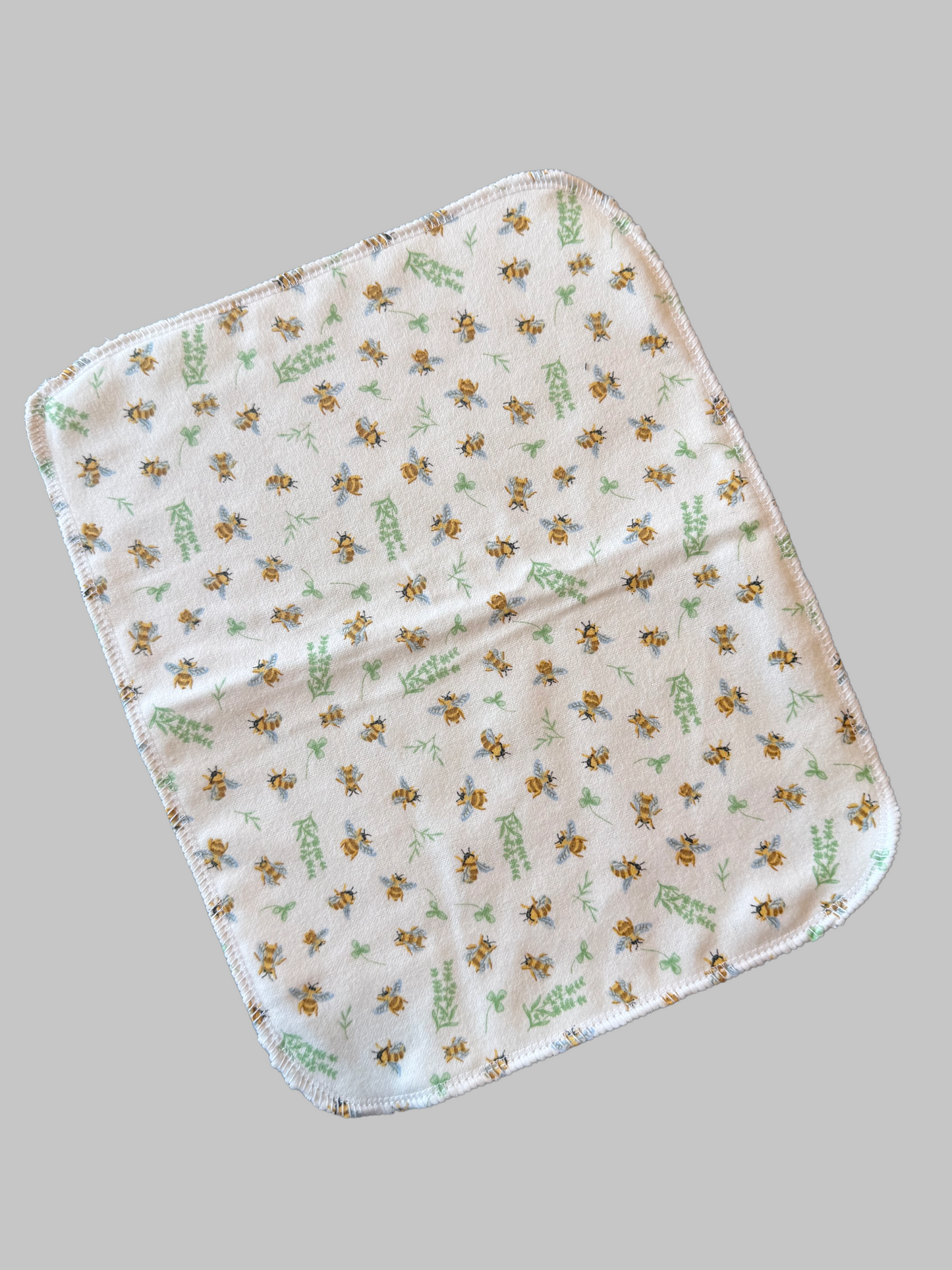 Little Bumblebee 1ply flannel reusable paper towels