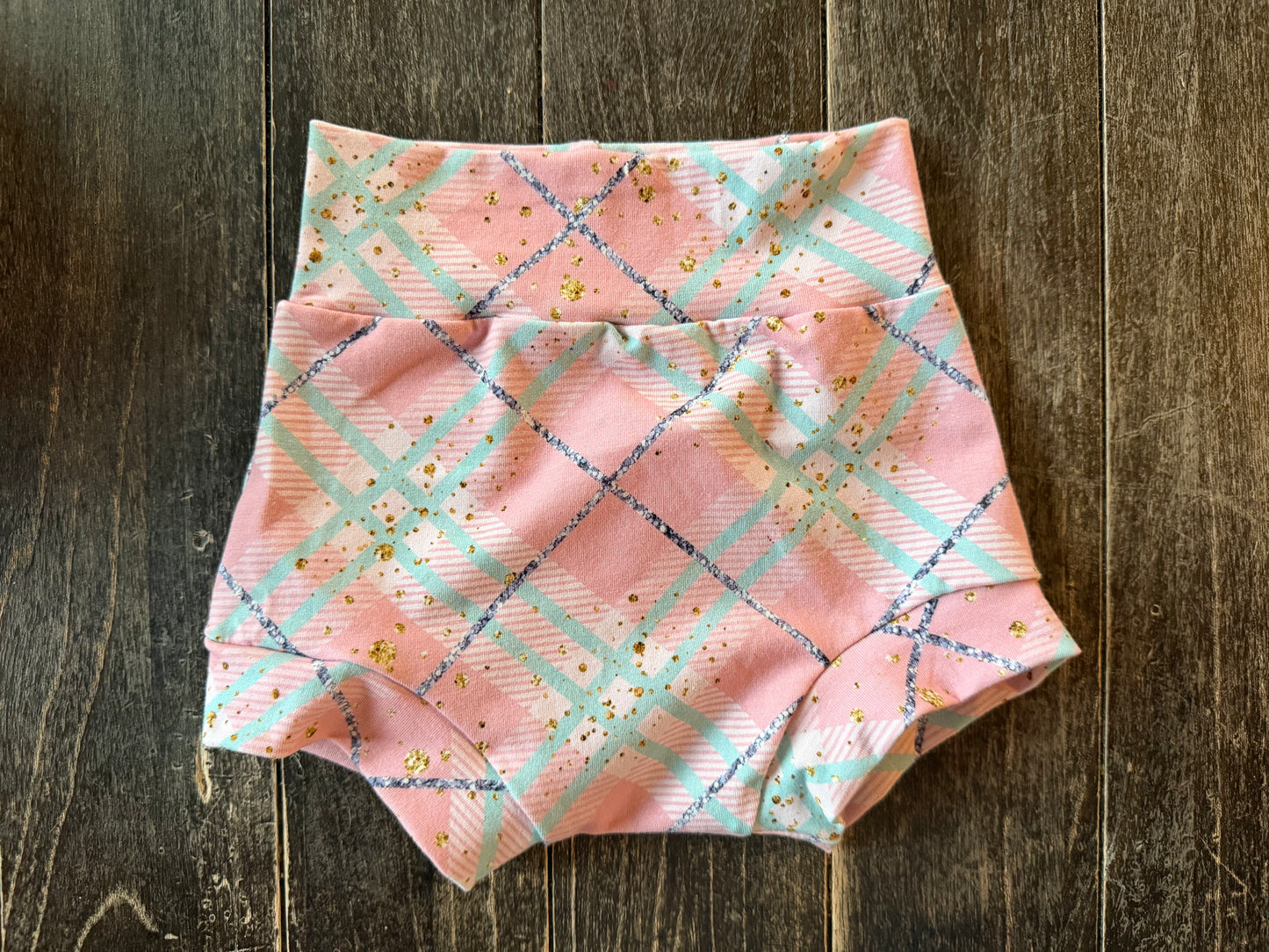 Pastel Plaid 4/5 bummies