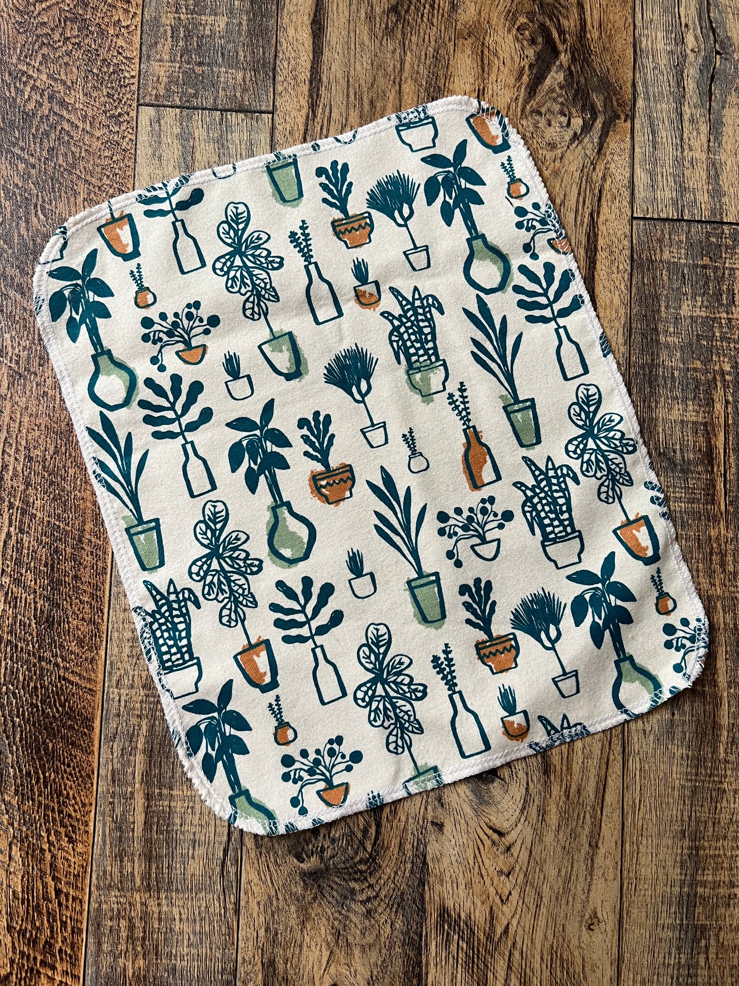 Houseplants 1ply flannel reusable paper towels