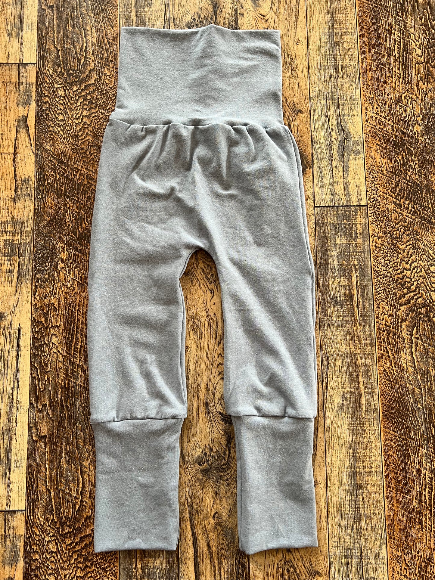 Solid Grey Blue 6m-3t Maxaloones pants