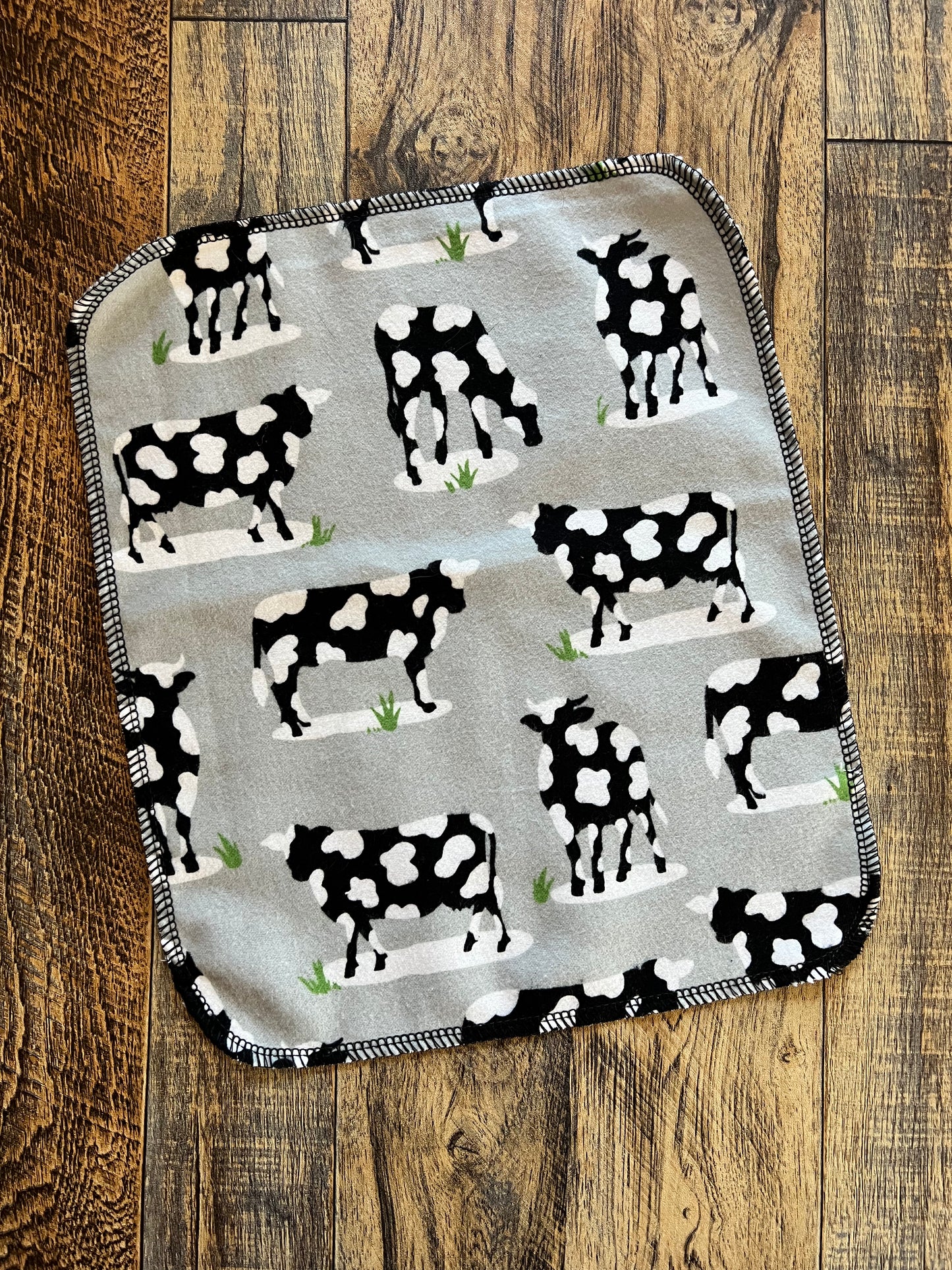 Cow print 1ply reusable paper towels