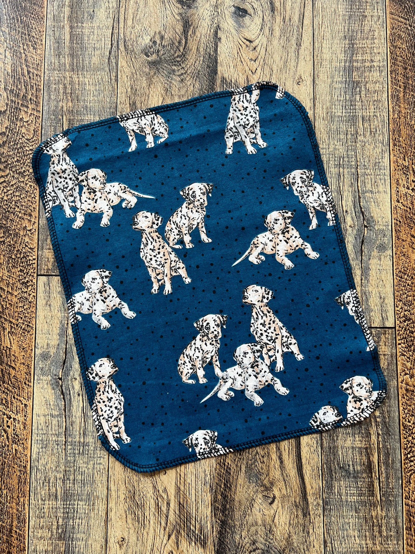 Dalmatians 1ply flannel reuseable paper towels