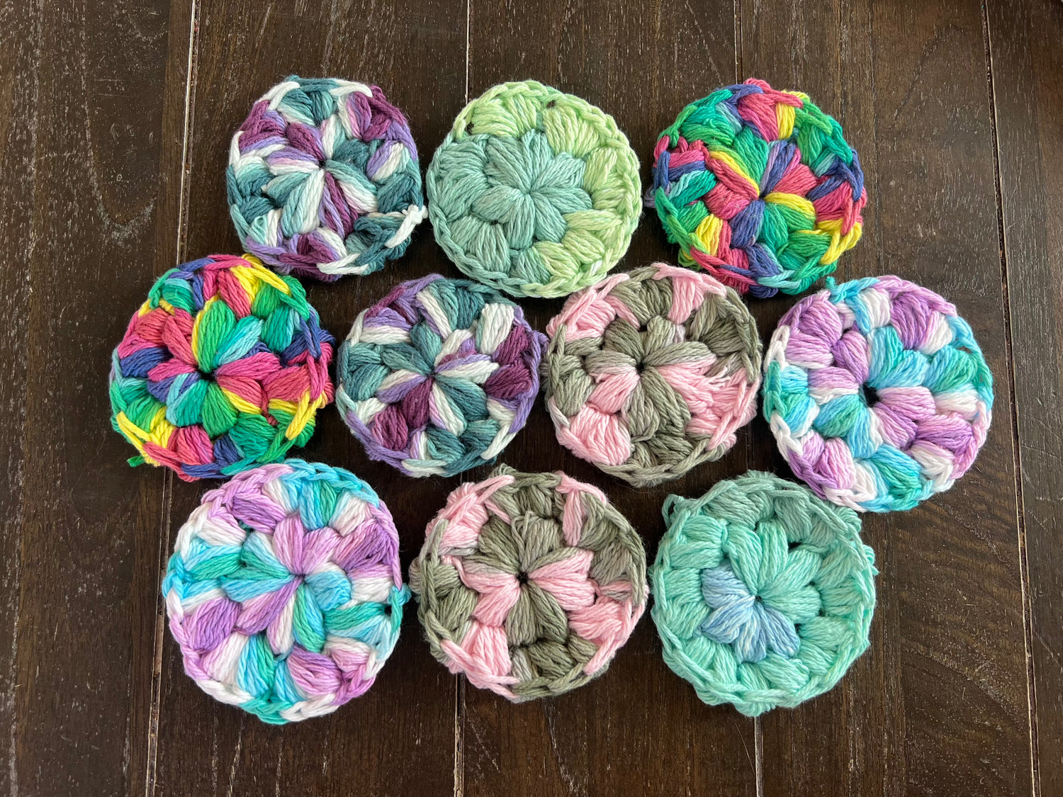 Face scrubbies Reusable face rounds