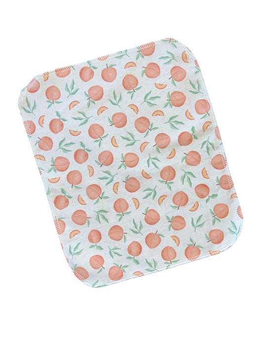 Peaches 1ply flannel reusable paper towel