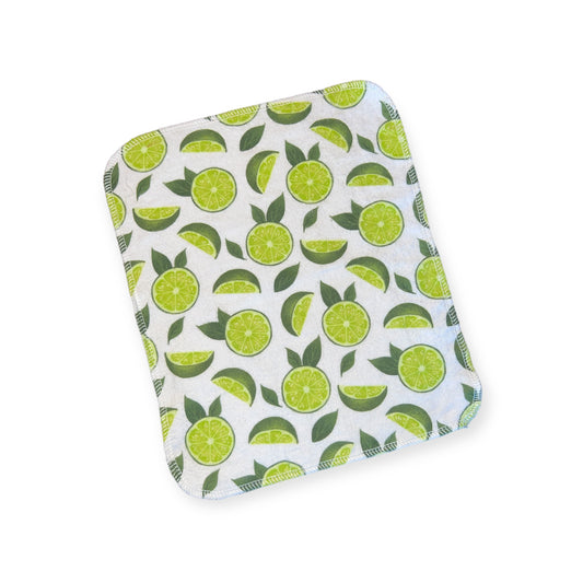 Limes 1ply flannel reusable paper towels