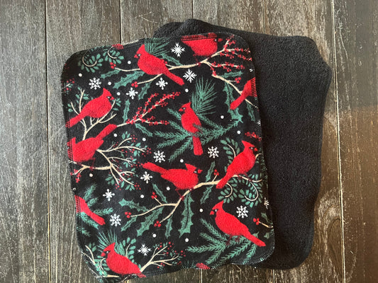 Cardinals 2ply Terry Flannel reusable paper towels