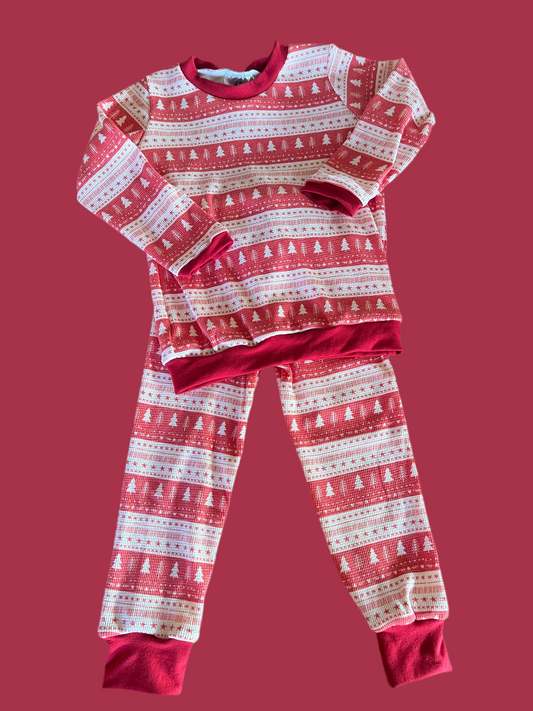 Christmas Thermal Outfit 2/3t Longsleeve Shirt & Joggers