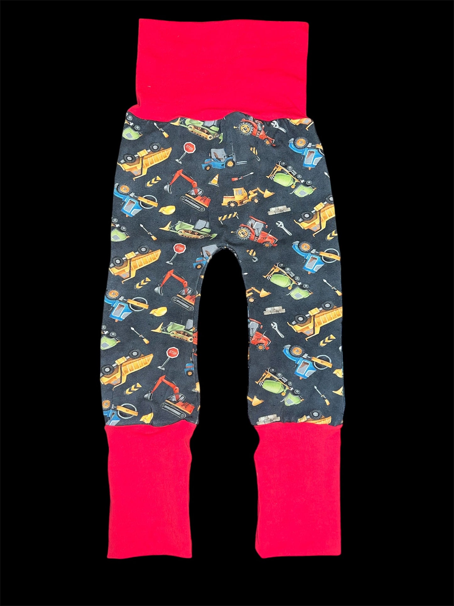 Construction Trucks  12m-3t maxaloones grow with me pants