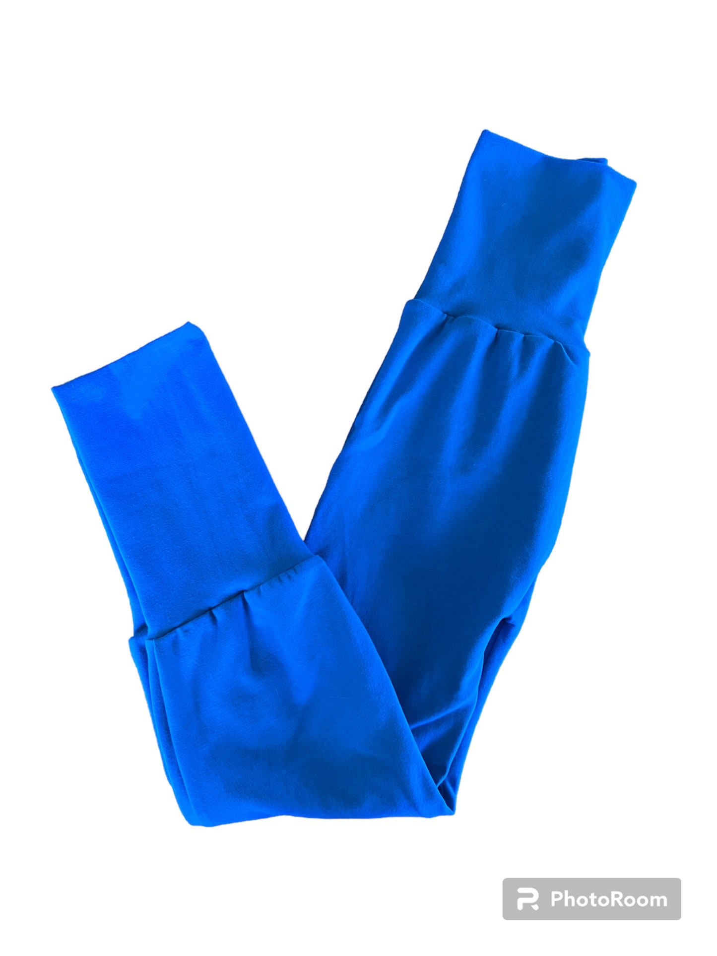 Blue Solid  3-6yr monsterloones grow with me pants