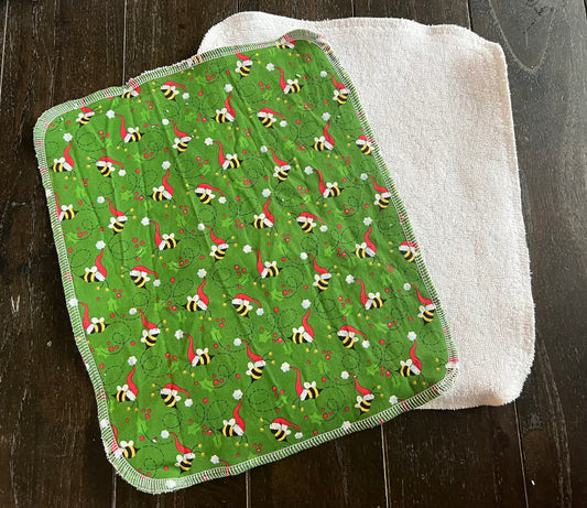 Santa Bees 2ply Cotton / Terry towels