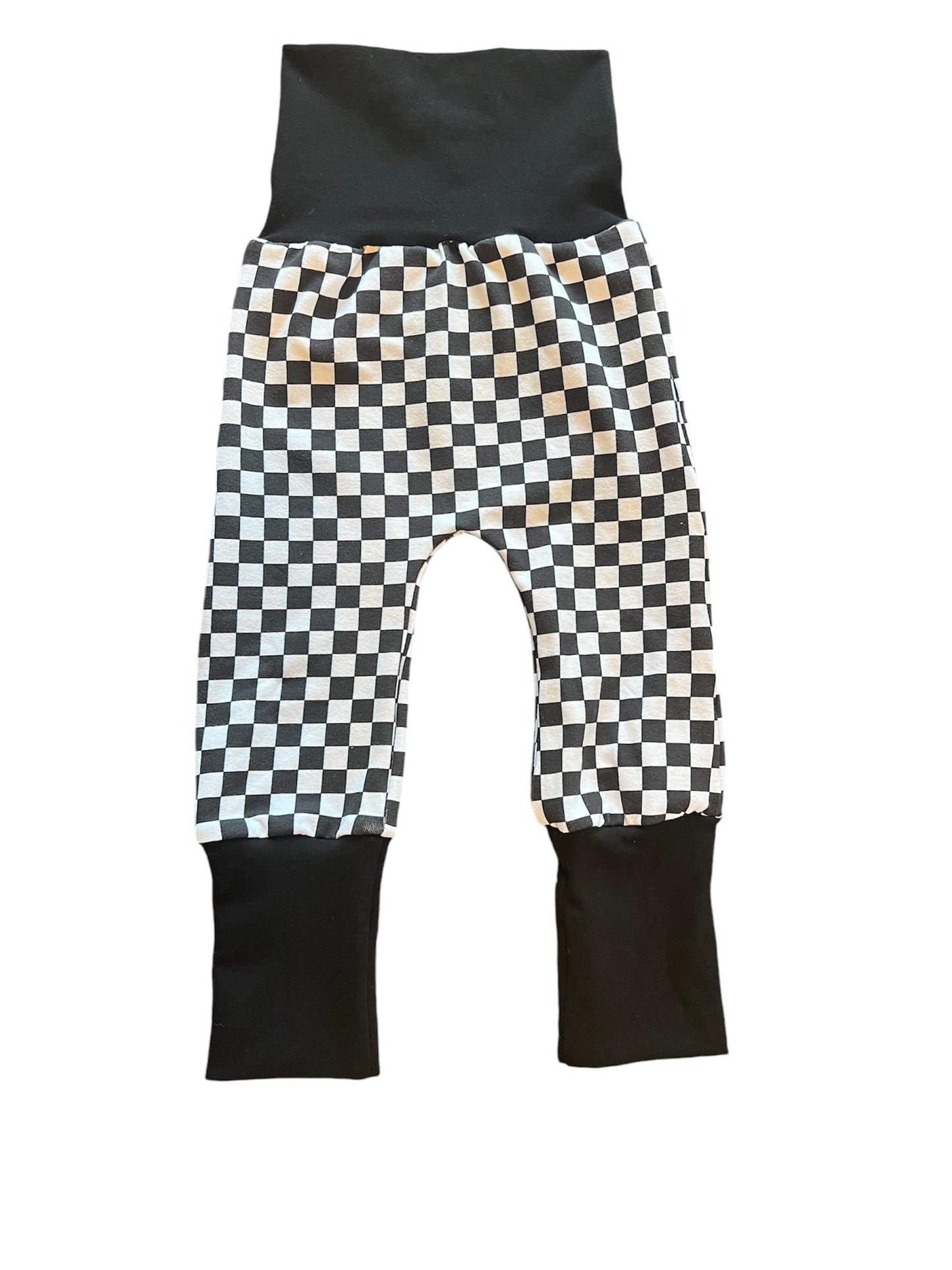 Checkerboard 3-12m grow with me pants