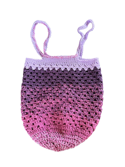 Lightweight Crochet Market Bag Large