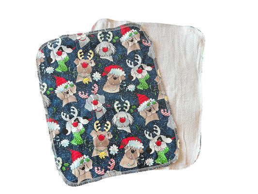 Discount Christmas Dogs 2ply Birdseye/Cotton paperless paper towels kitchen towel