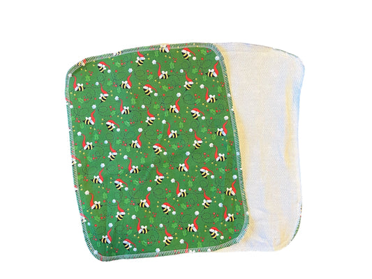 Discount Christmas Santa Bee 2ply Birdseye/Cotton paperless paper towels kitchen towel