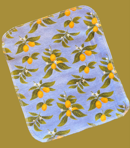 Kumquats Fruit 1ply flannel reuseable paper towels